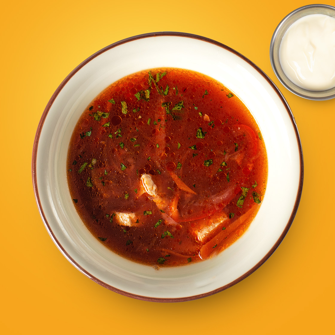 Борщ с курочкой 200/20гр