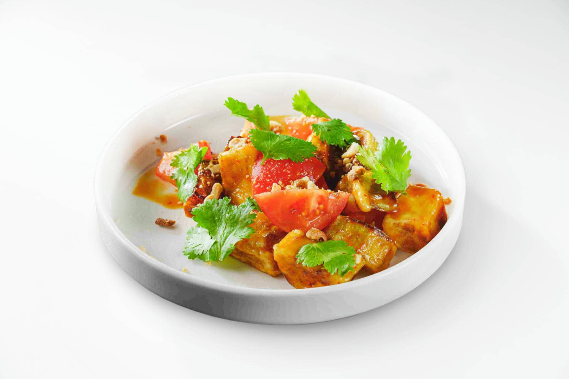 Салат с баклажанами и томатами