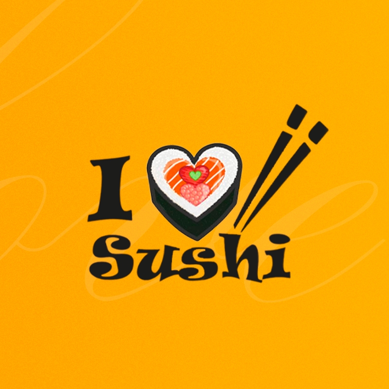 I love sushi - логотип