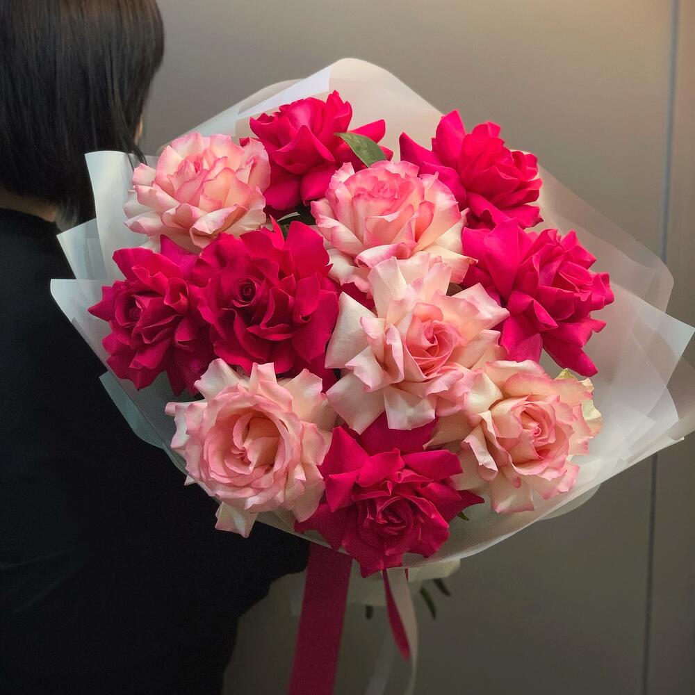 Французские розы романтик «Пинк флоид и Эсперанса»