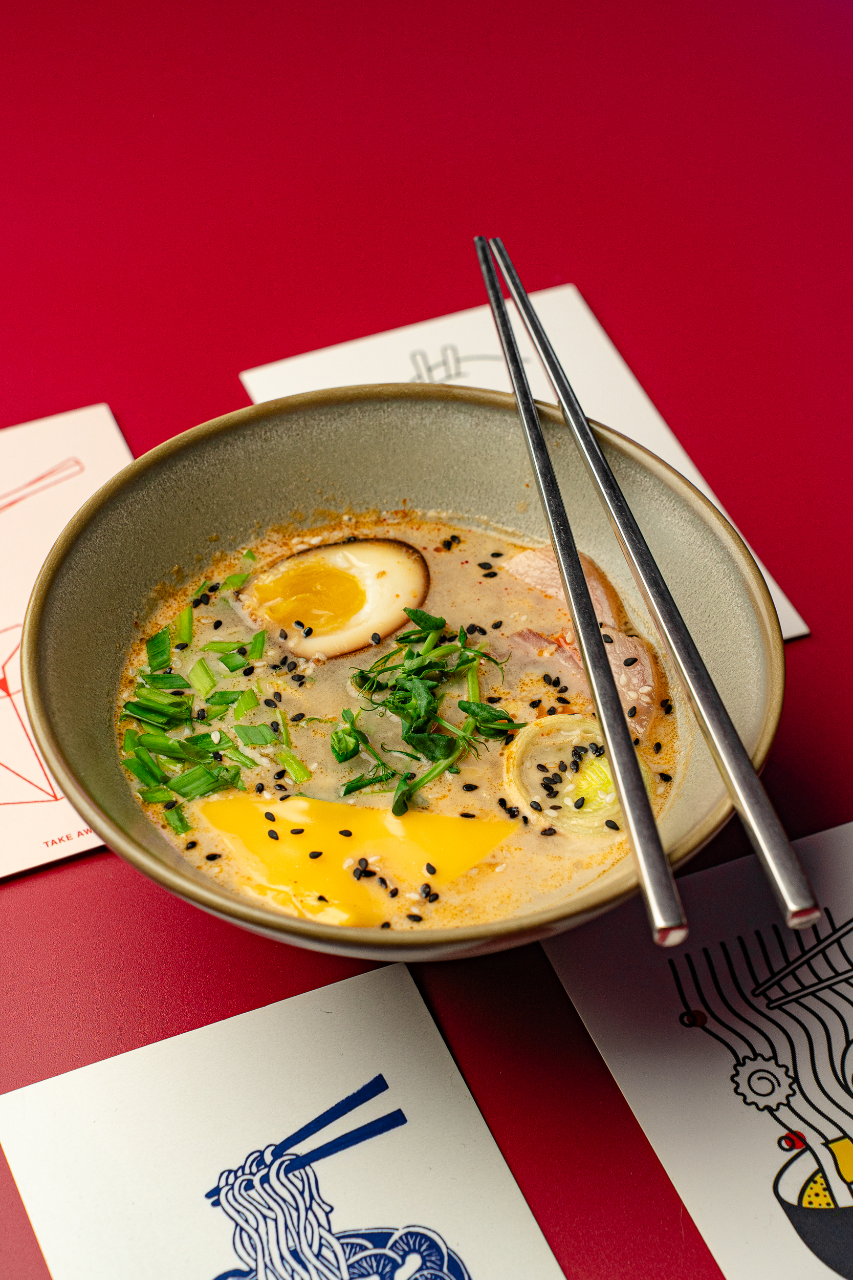 Сырный рамен mini