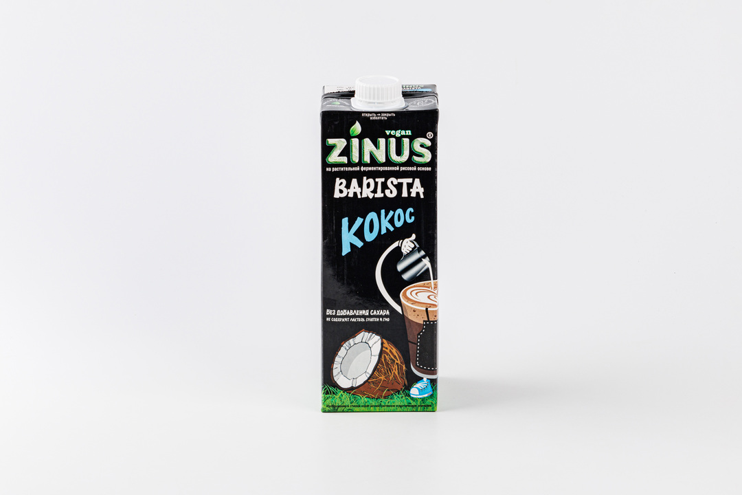 Напиток кокосовый Zinus Barista ультрапастеризованный 1 л
