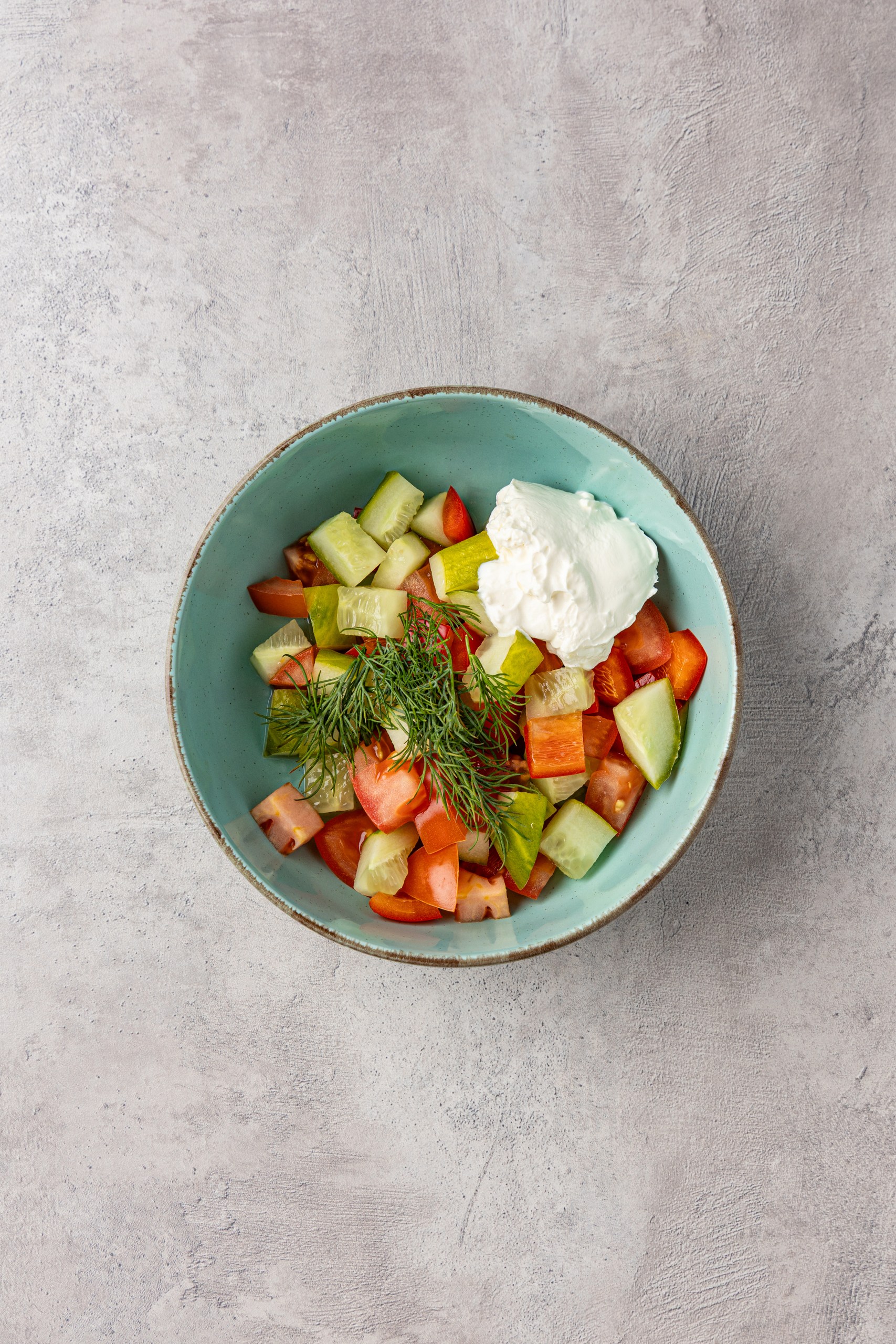 Овощной салатик