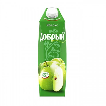 Сок добрый в ассортименте 1л