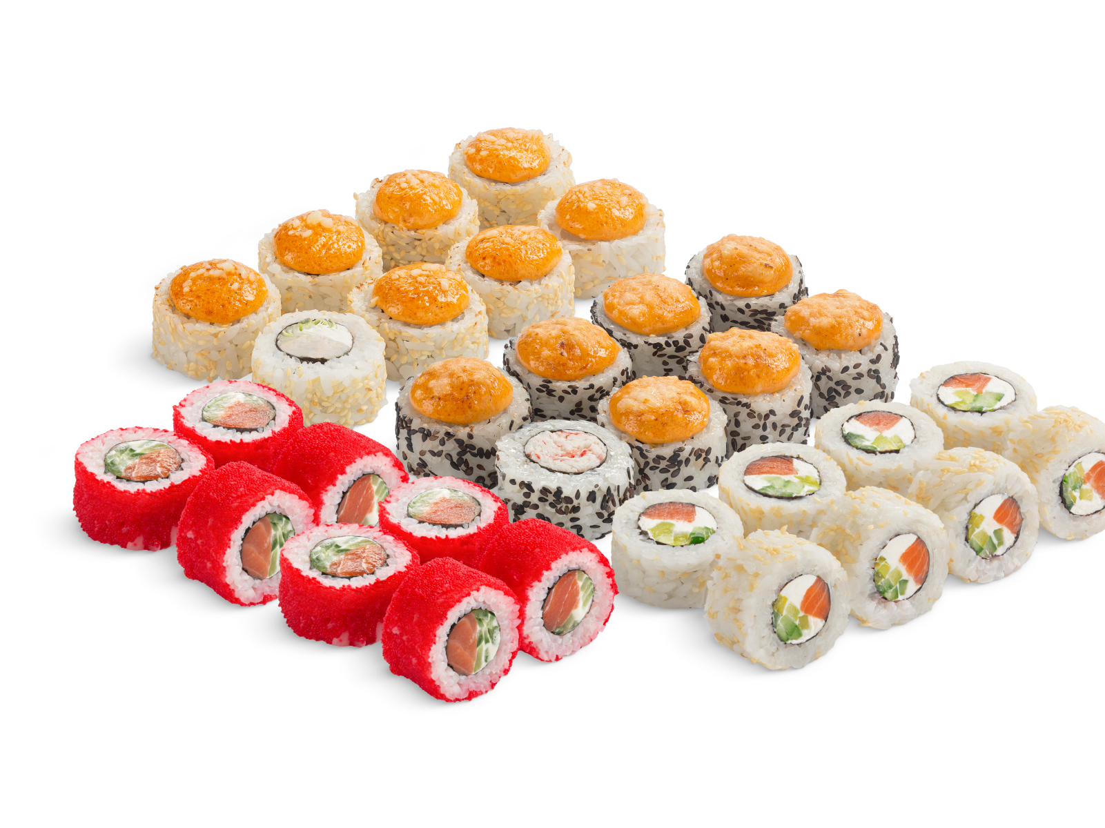 Сет Африка с белым соусом