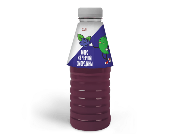 Морс из черной смородины 0.5л