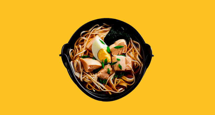 Рамен с курицей