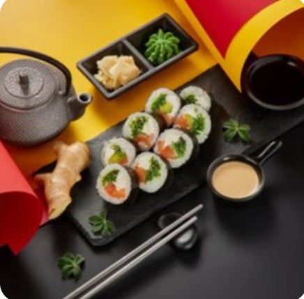 Чука с лососем