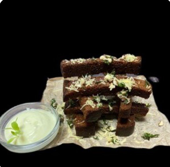 Гренки чесночные