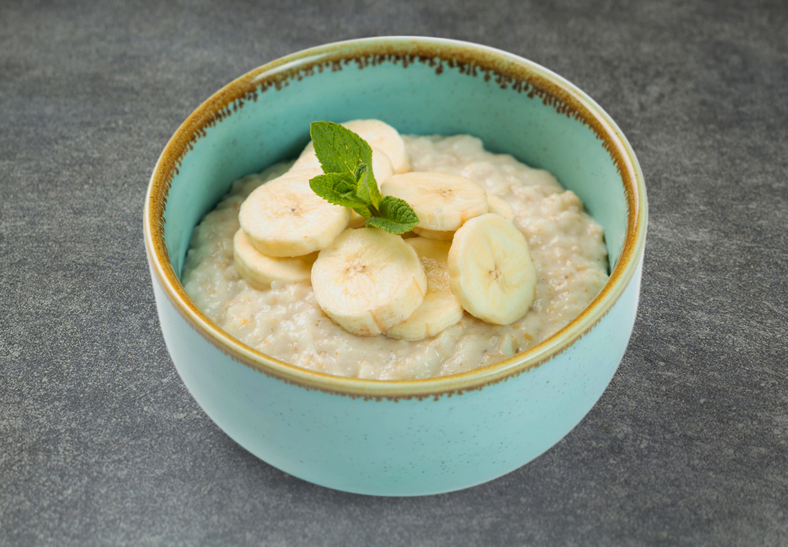 Кашка овсяная с бананом