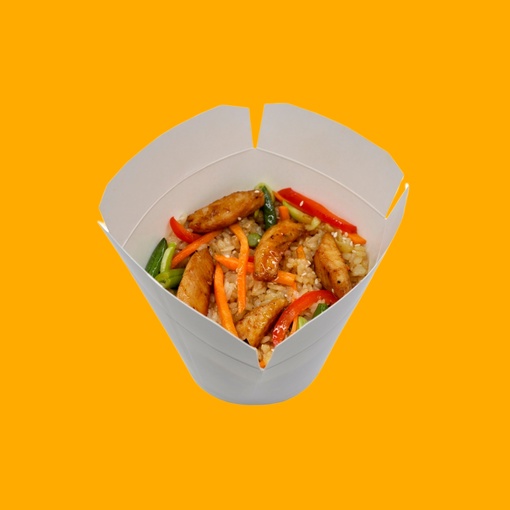 WOK рис с курицей