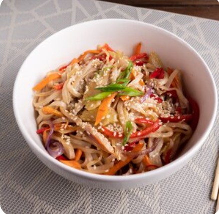 Wok с креветкой