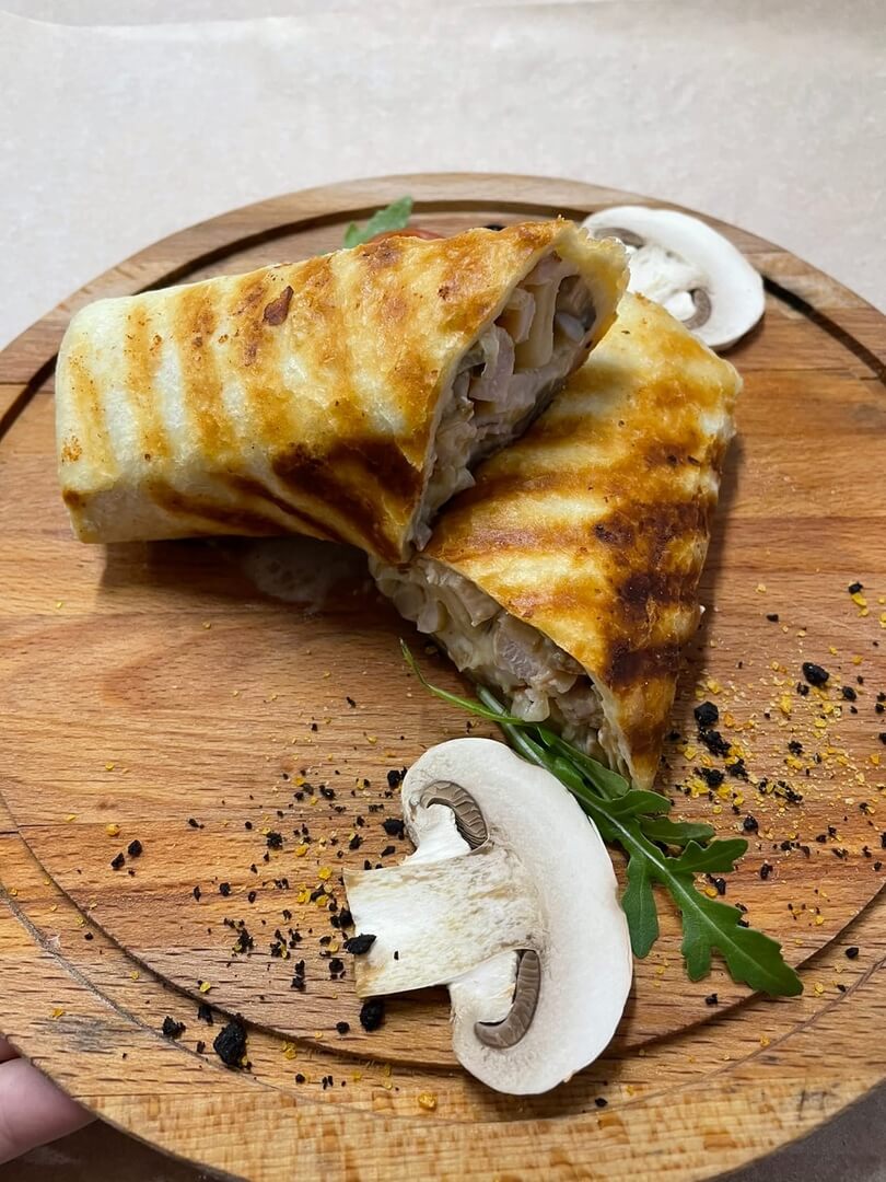 Врап с грибами