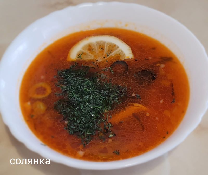 Суп «Солянка мясная»