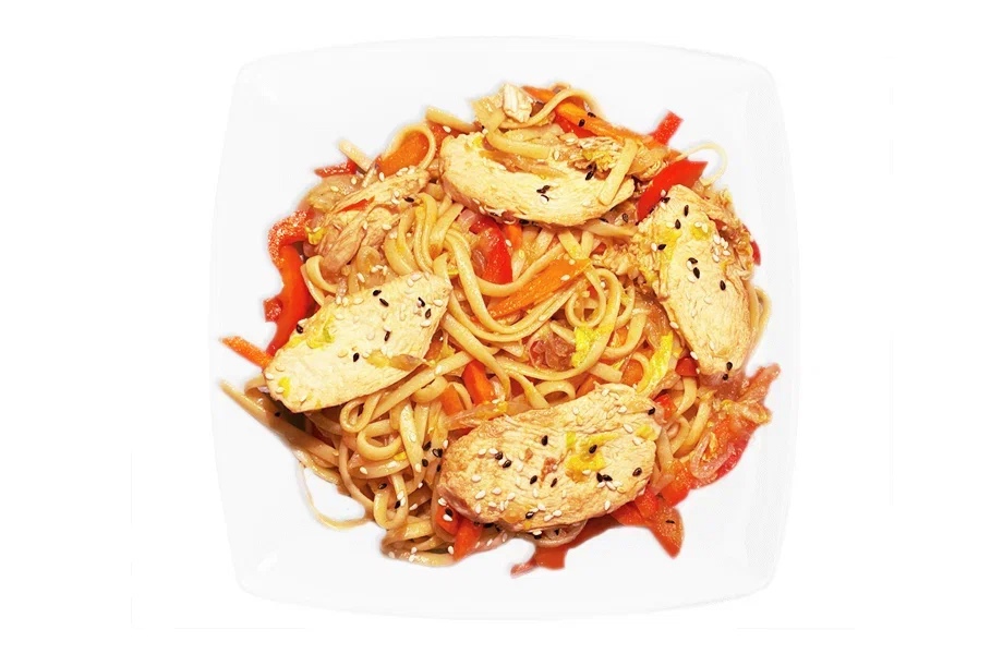 Лапша Удон с курицей