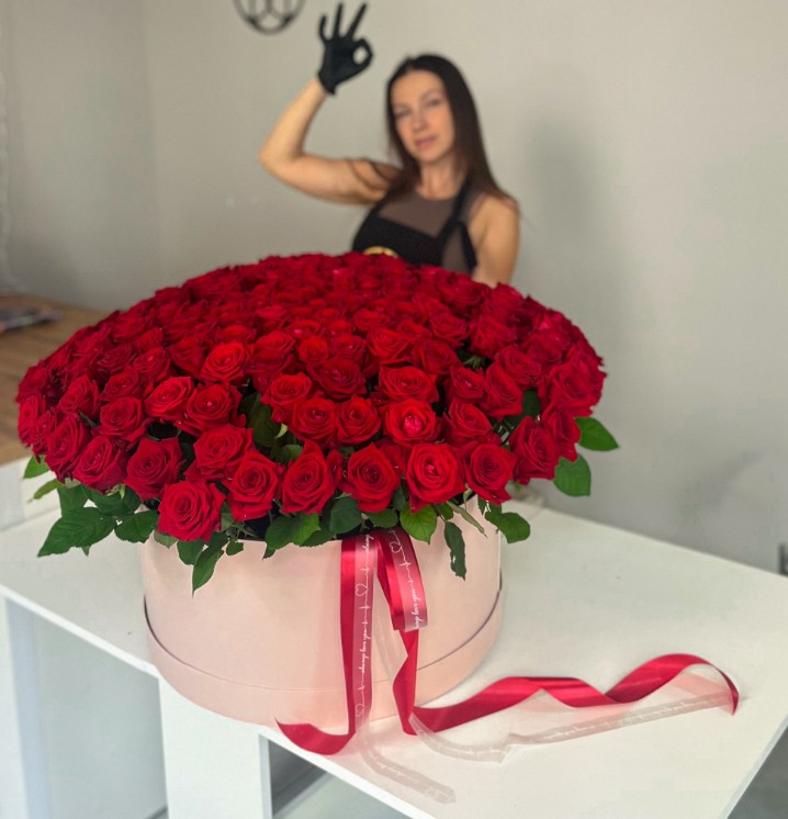 Коробка 151 роза