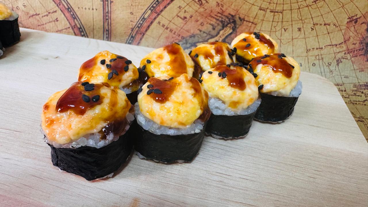 Маки с крабом