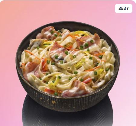 Лапша Удон с беконом