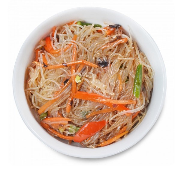 Овощи в соусе терияки+фунчоза