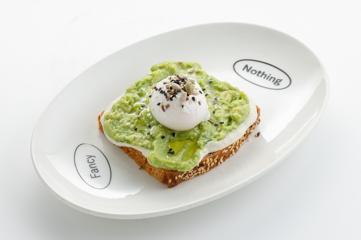 Авокадо тост c яйцом пашот на безглютеновом хлебе