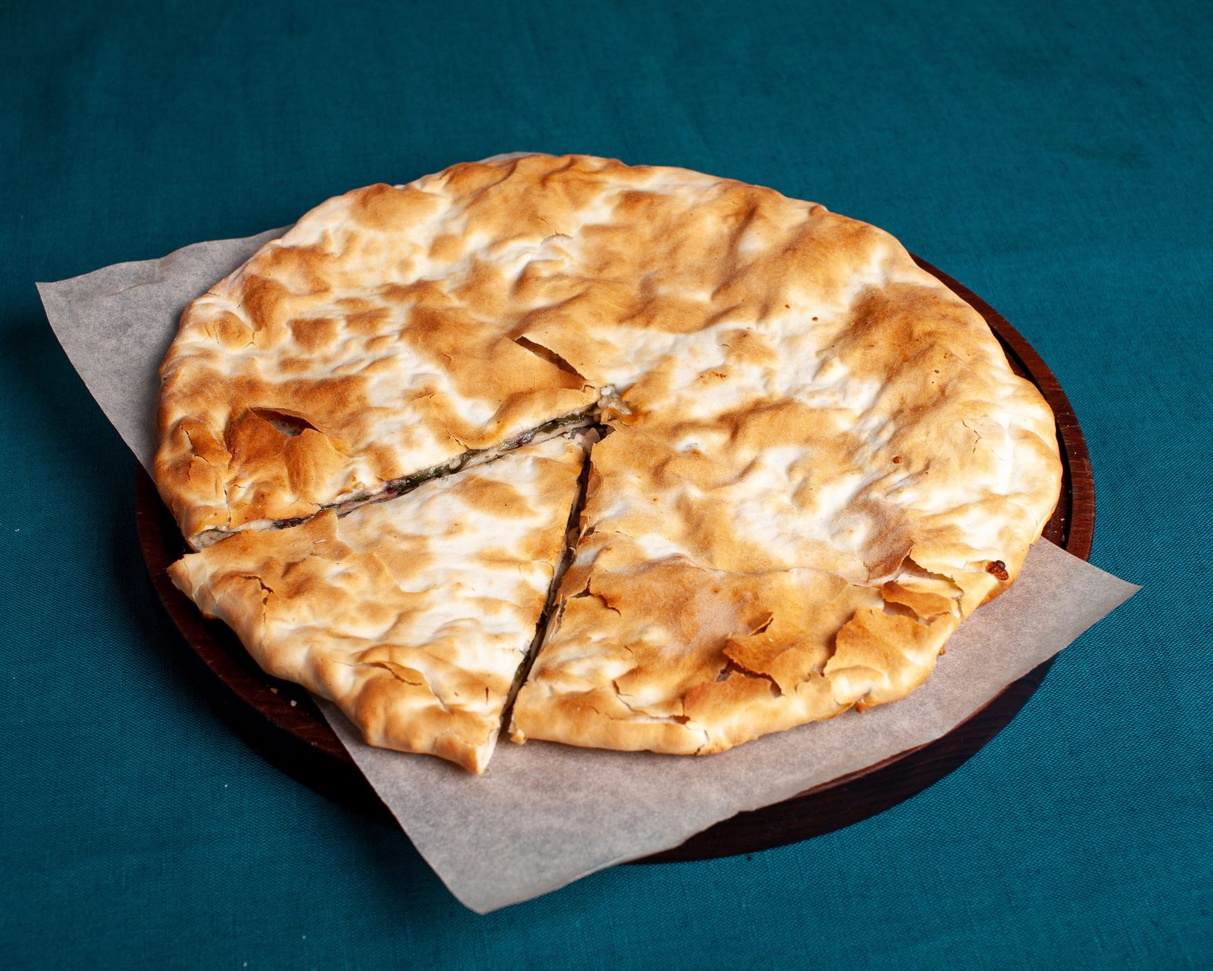 Осетинский пирог: Свекольный ботвей