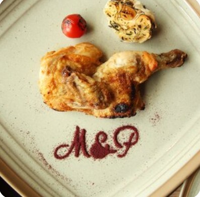 Половина цыпленка на гриле