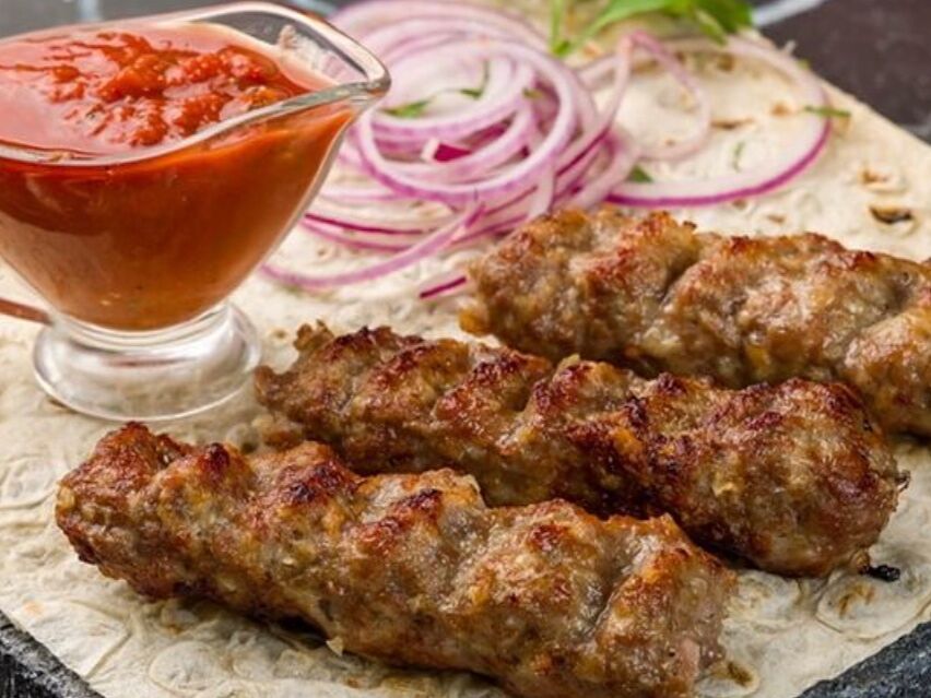Люля-кебаб из баранины
