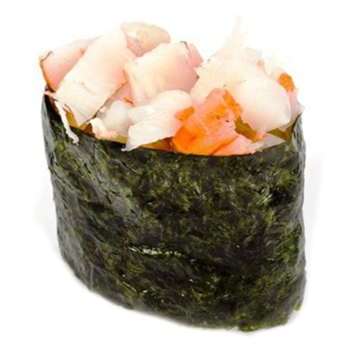 Острый гункан с креветкой