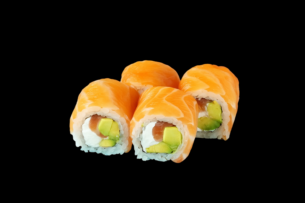 Ролл лосось макси премиум 1/2