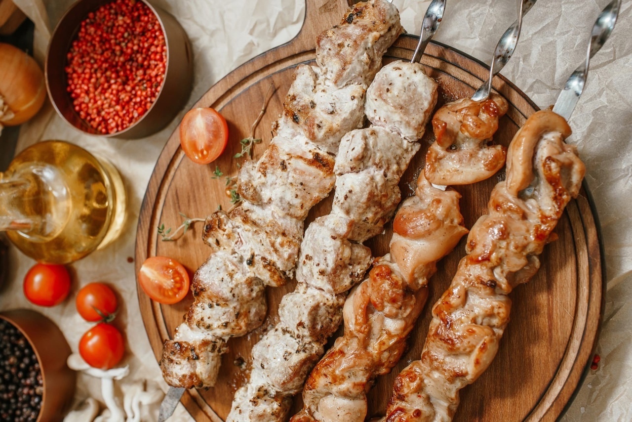 Шашлык из свиной шеи