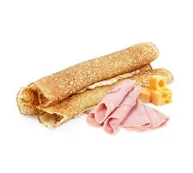 Блин с ветчиной и сыром
