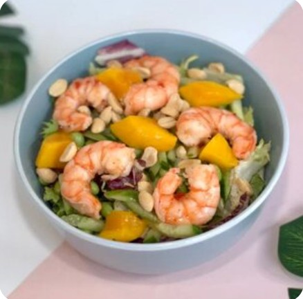 Боул с креветками