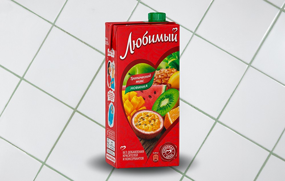 Сок «Любимый» Тропический микс 0, 95л
