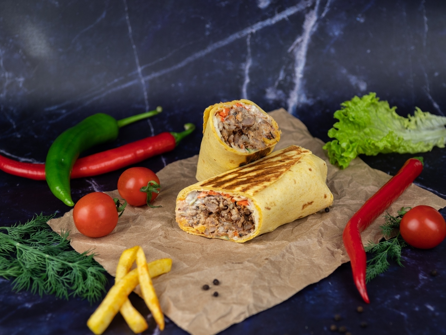 Шаурма по Мексикански (острая) говядина