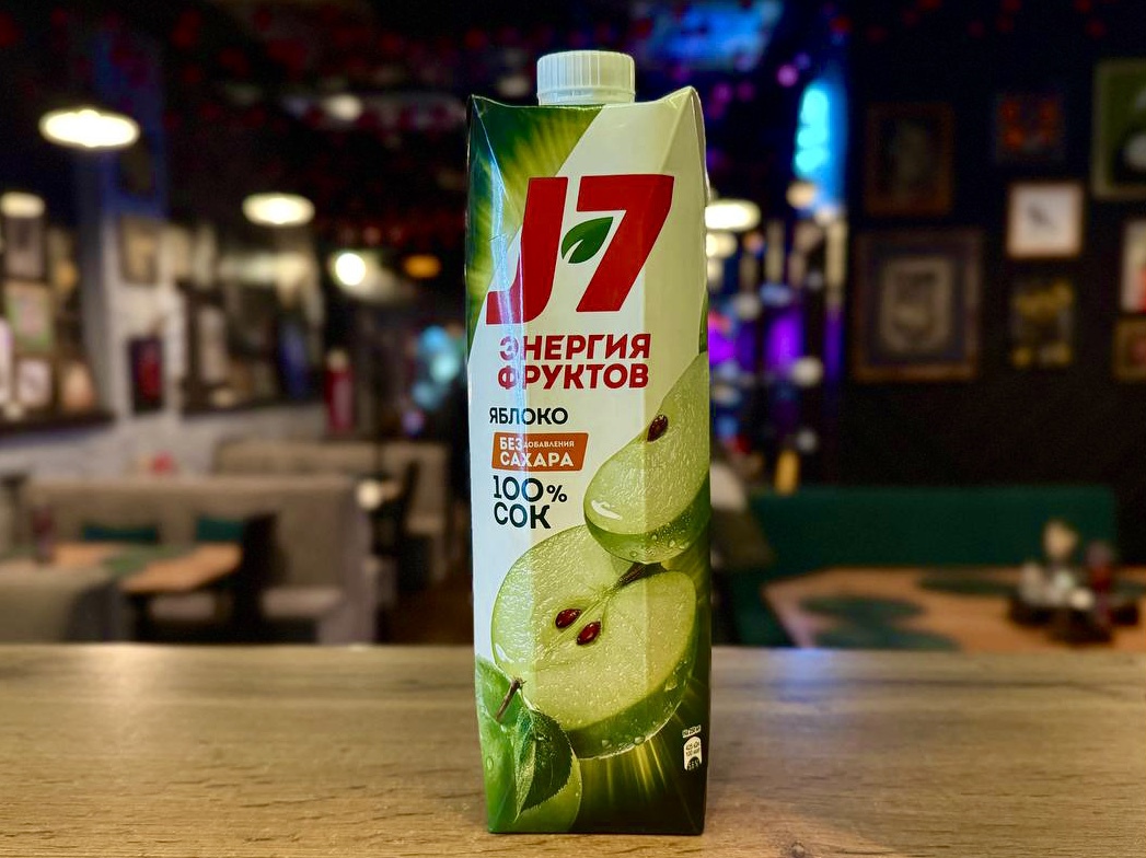 Сок J7 Яблоко 1л
