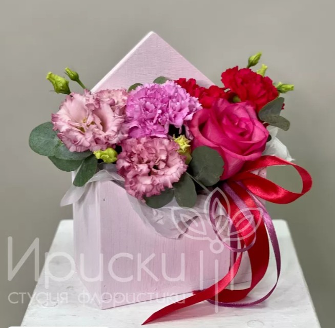 Конверт с цветами