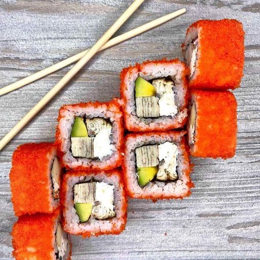 Калифорния с угрем 8 шт