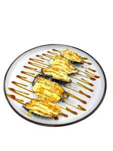 Мидии запечённые