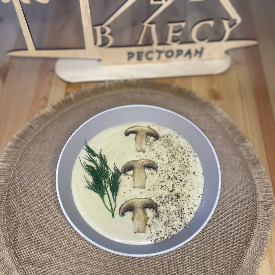 Суп-пюре грибной