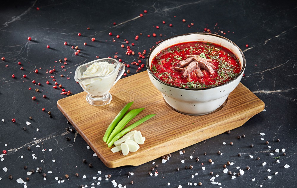 Борщ с говядиной