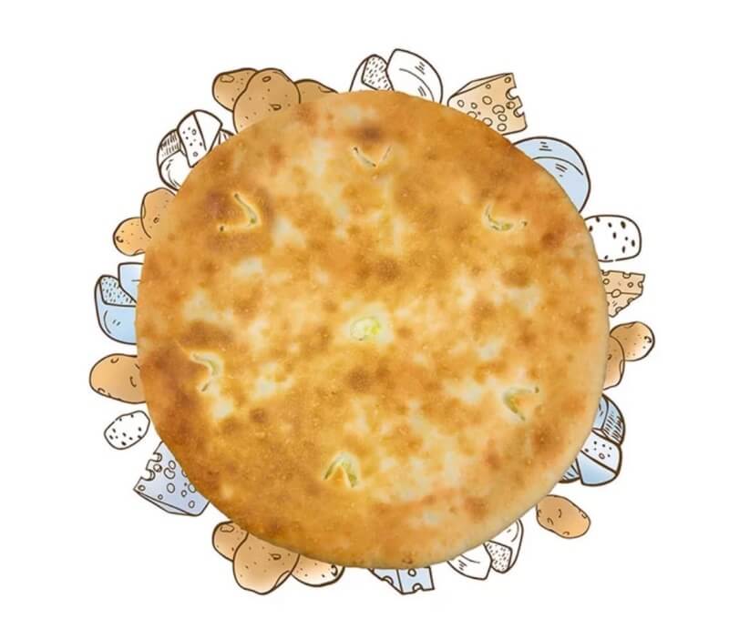 Пирог с картофелем