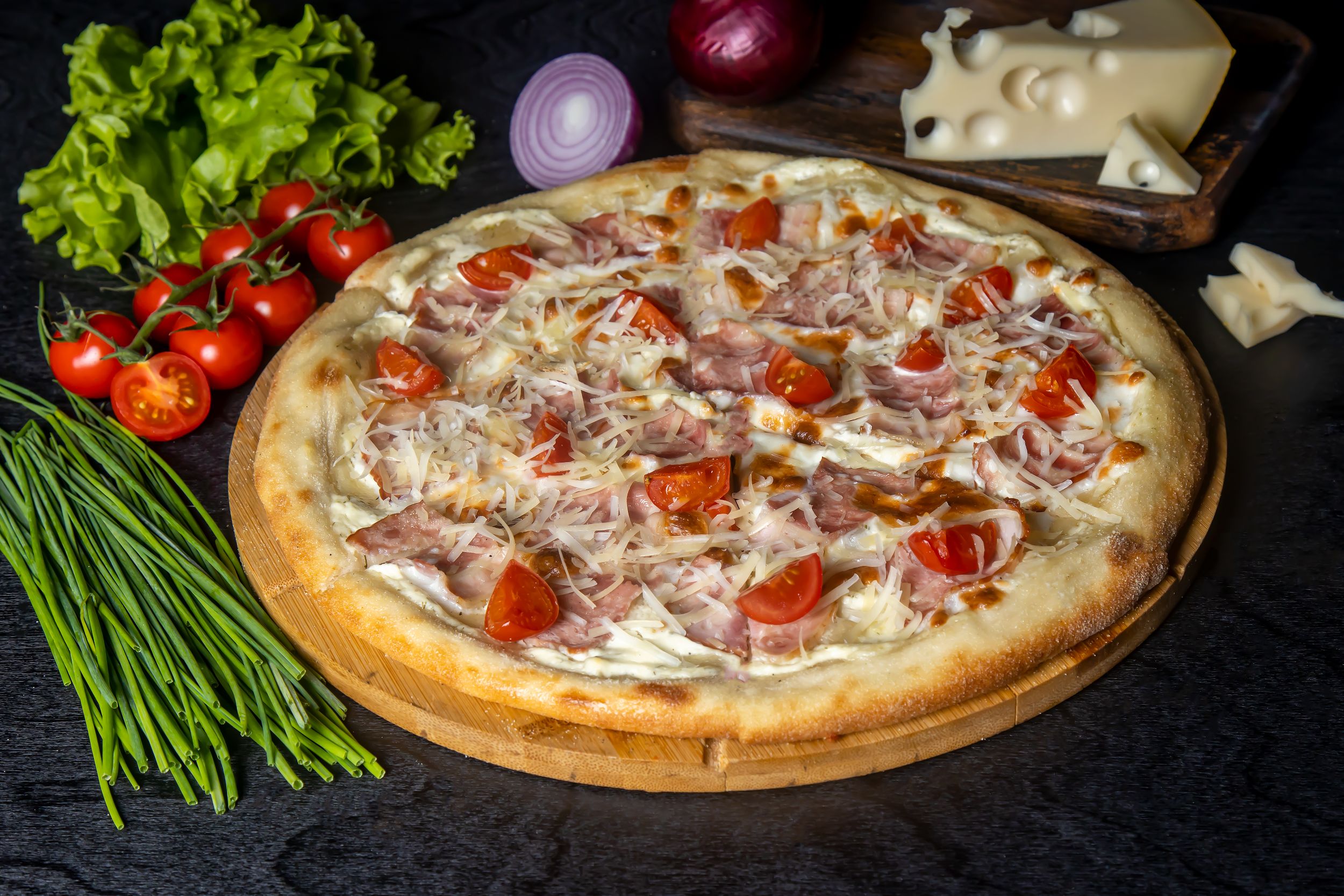 Пицца 25 см Карбонара