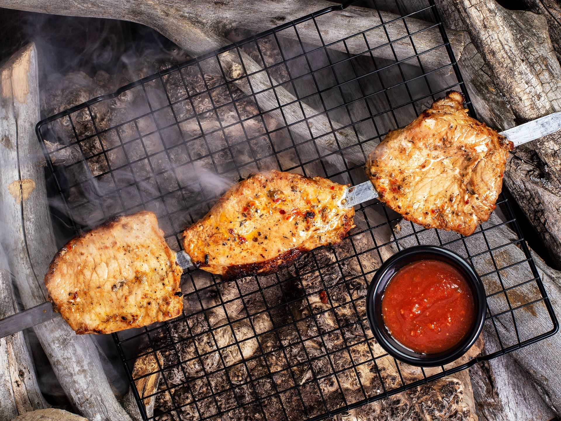 Шашлык из свиной спинки