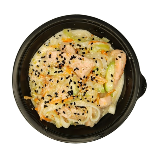 Удон с лососем