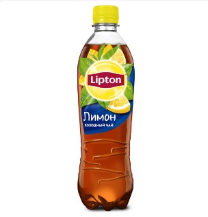Холодный чай Lipton черный вкус лимон