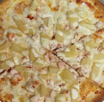Пицца Курица и ананасы 25см