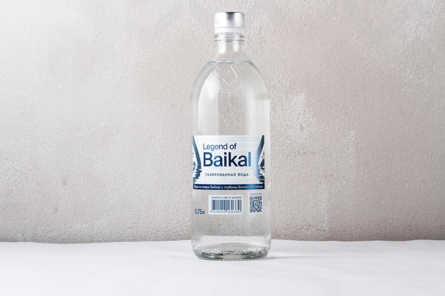 Легенда Байкала с газом, 750 мл