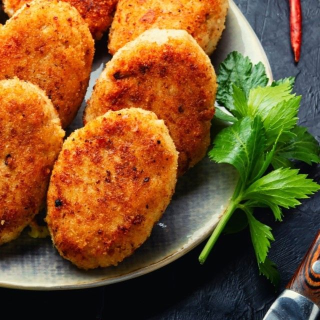 Рыбная котлета