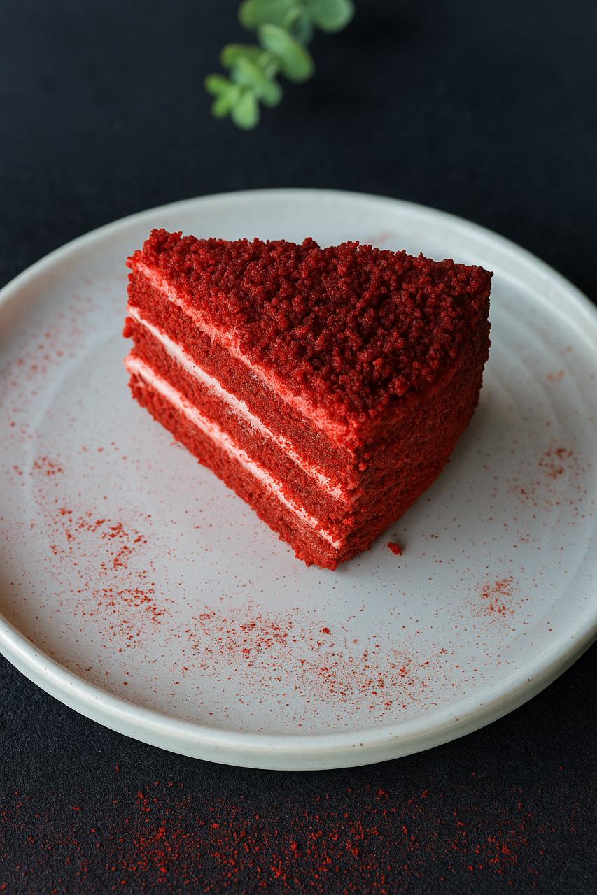 Пирожное"Красный бархат"