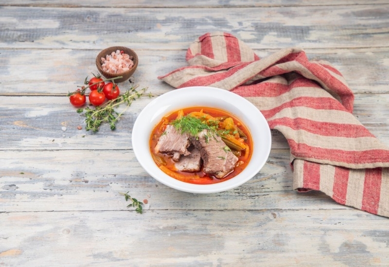 Лагман с говядиной